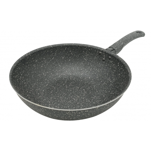 Жаровня штампованная 28см формы WOK с крышкой толщина изделия1,5-1,8мм